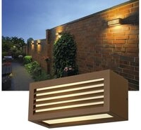 SLV Au&szlig;en-Wandleuchte Wandleuchte Box-L, eckig, E27, IP44