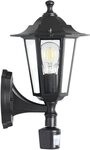 EGLO Wandleuchte Laterna 4 Au&szlig;en-Wandlampe, Au&szlig;enleuchte, Aluguss und Glas, E27,