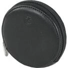 Esquire Geldb&ouml;rse Logo, Leder schwarz