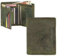 Greenburry Geldb&ouml;rse Vintage Hunting (oA), Lederb&ouml;rse, Herrenb&ouml;rse mit