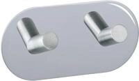 WENKO Handtuchhaken Wenko Wandhaken Duo Edelstahl, chrom, gl&auml;nzend