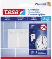 tesa Klebehaken tesa 77762 Klebenagel Wei&szlig; Inhalt: 2 St., (77762)