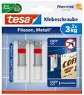 tesa Klebehaken tesa Klebenagel Leinwand Fliesen & Metall, h&auml;lt bis 2kg/Nagel,