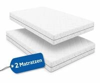 Taschenfederkernmatratze Set 2 St&uuml;ck Matratze K&ouml;ln 7-Zonen 90x200 100x200cm