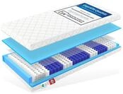 Taschenfederkernmatratze K&Ouml;LN, mit 7 ergonomische Liegezonen im Federkern, BELASTBAR