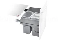 Hailo Einbaum&uuml;lleimer Hailo Abfallsammler 3610631 CS Slide Euro-Cargo S 2x 13 + 30