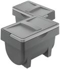 Hailo M&uuml;lleimer Hailo Universaldepot 3204101 Kitty 4 Liter mit Henkel grau