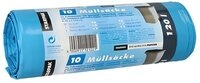 PAPSTAR M&uuml;llbeutel M&uuml;lls&auml;cke, LDPE 120 l 110 cm x 70 cm blau 43 my 90 Stk