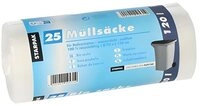 PAPSTAR M&uuml;llbeutel M&uuml;lls&auml;cke, HDPE 120 l 110 cm x 70 cm transparent 20 my...