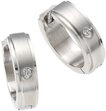 Firetti Paar Creolen Schmuck Geschenk Basic, Matt/Glanz Optik, mit Zirkonia (synth)
