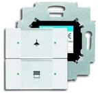 Busch-Jaeger Schalter Busch-Jaeger Tastsensor 2fach m.Busankoppler 6126/01-84