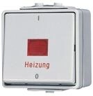 JUNG Zubeh&ouml;r-Set Jung Heizung Notschalter Aus 2-pol. 602 HW