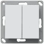 GIRA Schalter Gira Funk-Wandsend. batterielos 2fach reinwei&szlig; 242203