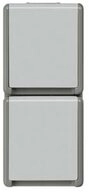 SIEMENS Steckdose Siemens Schalterprogramm 2fach Grau 5UB4723 1 St.