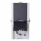 Kopp Steckdose PRO AQA Steckdose 2-fach IP44 anthrazit &ndash; Aufputz mit...
