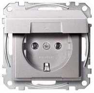 merten Klemmen Merten SCHUKO-Steckdose alu MEG2311-0460