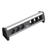 Bachmann DESK 3x Schutzkontakt 3x ABD Einbau-Tischsteckdosenleiste (Kabell&auml;nge 0 m),