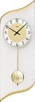AMS Pendelwanduhr W7437 (Quarzuhr,Glasgeh&auml;use,Esszimmer,Wohnzimmer,Made in Germany)
