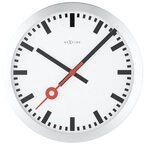 NEXTIME Wanduhr 3998 (im ikonischen Bahnhofsuhr Design)