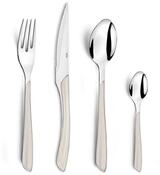 Amefa Besteck-Set ECLAT (24-tlg), 6 Personen, Edelstahl 18/0, Griff Kunststoff, wei&szlig;