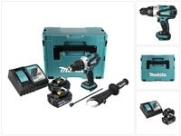 Makita Akku-Schlagbohrschrauber DHP 458 RTJ Akku Schlagbohrschrauber 18 V 91 Nm...