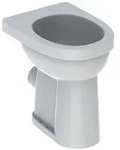 GEBERIT Flachsp&uuml;l-WC Renova Comfort, Stehend, Stand Abgang horizontal H&ouml;he...