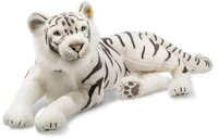 Steiff Kuscheltier Steiff Tuhin Tiger, wei&szlig;, liegend, 110 cm