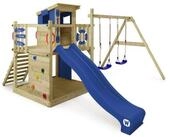Wickey Spielturm Smart Camp &ndash; Kletterturm mit Rutsche, Schaukel & Spielhaus,