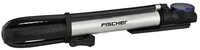 FISCHER Fahrrad Fahrradpumpe Mini-Standpumpe 2in1 85584, Manometer