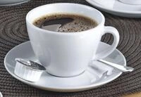 Esmeyer Einwegtassen Kaffeetasse Bistro Untertasse wei&szlig; Nr. 433-255, PA= 6 Stk,