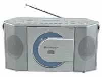 Soundmaster RCD1770SI tragbares Digitalradio DAB+ UKW-PLL USB CD Player MP3 Uhr