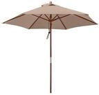 anndora-sonnenschirm Sonnenschirm 2,5 Meter rund Gartenschirm, wasserabweisende