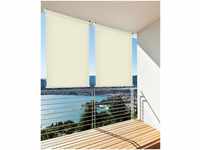 Home & Garden Sonnenschutz Aussenrollo Sichtschutz Balkon creme 180x230cm...