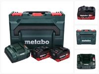 metabo Basis Set LIHD + 2x Akku 5,5 Ah + Ladeger&auml;t + metaBOX (685077000) Akkupacks