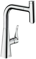 hansgrohe K&uuml;chenarmatur hansgrohe 240 Metris Select M71, ausziehbarer Auslauf