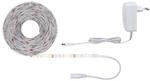 Paulmann LED-Streifen SimpLED Strip Set 5m 17W 230/12V DC Wei&szlig; Metall...