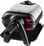 Tefal Waffeleisen WM756D Kingsize, 1200 W, f&uuml;r 2 belgische Waffeln, mit