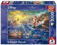 Schmidt Spiele Puzzle Thomas Kinkade, Disney Kleine Meerjungfrau Arielle. 1000...