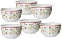 Ritzenhoff & Breker M&uuml;slischale Doppio Shanti, Porzellan, (Set, 6-tlg),