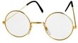 Metamorph Kost&uuml;m Nickelbrille gold