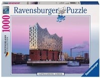 Ravensburger Puzzle Deutschland Collection Elbphilharmonie Hamburg 19784, 1000