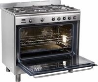 Smeg Gas-Standherd SCD90MFX9-1, mit Backauszug