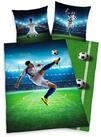 Herding Young Collection Kinderbettw&auml;sche Fu&szlig;ballschuss, Renforc&eacute;, 2 teilig, mit
