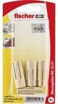 fischer Schrauben- und D&uuml;bel-Set Fischer Messingd&uuml;bel MS 12.0 x 37 mm - 4...