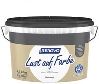 Renovo Wandfarbe Renovo Wand- und Deckenfarbe Lust auf Farbe matt 2,5 Ltr.