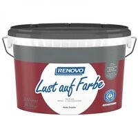 Renovo Wandfarbe Renovo Wand- und Deckenfarbe Lust auf Farbe matt 2,5 Ltr. Rote