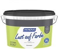 Renovo Wandfarbe Renovo Wand- und Deckenfarbe Lust auf Farbe matt 2,5 Ltr.