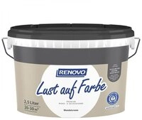 Renovo Wandfarbe Renovo Wand- und Deckenfarbe Lust auf Farbe matt 2,5 Ltr.
