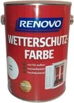 Renovo Wetterschutzfarbe wei&szlig; 0095 / 2830, hoch wetterbest&auml;ndig, UV-best&auml;ndig