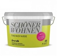 SCH&Ouml;NER WOHNEN FARBE Wandfarbe SW Trend Wandfarbe matt 1,0L fresh 6516